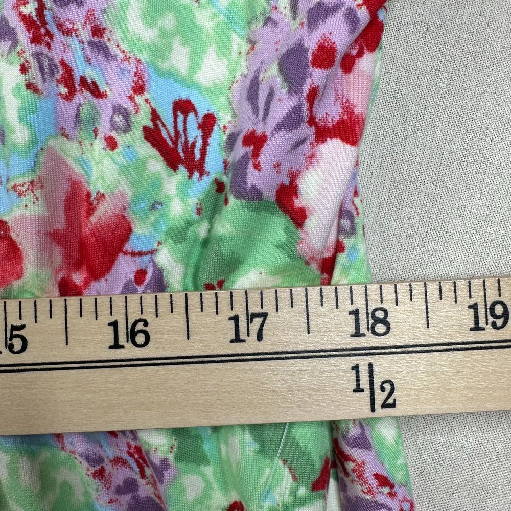 New WAYF Floral Print Cherise Watercolor Midi Dress size 2X Multicolor - Picture 9 of 9